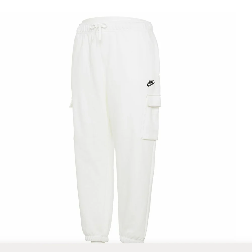 Nike Cargo White Fleece Warm Cozy Pants